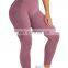 Gym Leggings Shark Pattern Booty Lift Seamless Fitness Yoga Wear Women Yoga Pants scrunch button