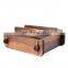 Pastoral style lid wooden food gift packaging box with custom logo bulk wholesale