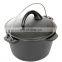 Enamel Seasoned 8 QT Cast Iron Dutch Oven Camping Cast Iron Pot