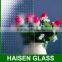 clear/green/yellow FLora figured glass/patterned glass