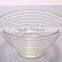 2016 factory outlet Eco-friendly Pyrex round glass bowl with low price