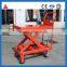 Manual portable lift table hand hydraulic mini scissor lift table/ small scissor lift table