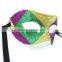 Custume Carnival Accessories HT-HF015 Plastic Half Face Party Eye Mask and Transparent Plastic Face Mask