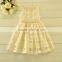 Hight quality fashion kids party wear lace flower girl dress of 9 years old