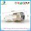 2015! wholeselar price New Metal Dual car charger 2.1A/1A with CE FCC ROHS approval