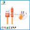 2 in 1 doub-way colorful usb cable flat usb cable Multipurpose plug Micro&Mini USB cable