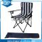 pop folding camping chair beach chair with handrail and cup holder