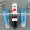 10ml Round Cosmetic Cream Tube with Portable Key Chain Cap for Lip-gloss