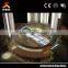 3d architecture model with led lighting and water feature