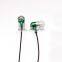 2015 top selling products colorful metal earphones with microphone free sample for android tablet