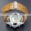New Coffee Genuine leather Belt Diamond Tourbillon Top Brand Luury Automatic Watches Male Clock Montre Homme Relogio Masculino