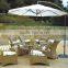 Indoor Outdoor Home Casual Patio White Resin Wicker Outdoor Furniture