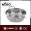 American style stainless steel hot pot for cooking