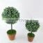 Table decoration artificial topiary boxwood plant bonsai