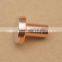 Electrical AgNi Bimetal Silver Alloy Contacts for Push Button Switches