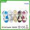 Fashion wedge Lady Slipper sandals With Colourful