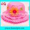 Fashion Children Short Brim Flat Top Sun Protect Bucket Hat