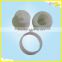 High precision cnc turning machined white POM and PTFE micro CNC lathe parts and fittings