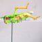 8 Inch Big Locust Plastic Grasshopper Decorative Insect Garden Stakes