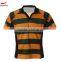 Customized sublimation printing durable rugby jersey with team logo rugby shirt custom sublimated blank rugby jersey made