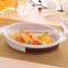 China Factory Oval Ceramic Bakeware With Decal