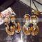 2016 Wholesale Snake winding diamond thong strap flat roman sandals