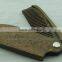 Custom Folding Sandal Wood Beard Hair Comb
