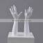 elegant white fiberglass mannequin hand for jewelry display