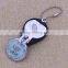 Round flowers epoxy sticker nail clippers keychain/rimei nail clipper promotion gifts for ladies