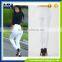 High quality of tall waist elastic white lady jeans trousers