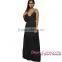 2016 Blue Crisscross Daring open Back wholesale india maxi dress