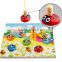Colorful Wooden Fishing Game Fishing The Beetles Ladybirds