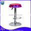 KBS8111AB Modern swivel round bar stools ABS seat /metal bar stool high chair