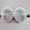 New arrival bone china mug for sublimation, hot water color changing