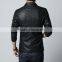 New spring PU leather blazer for men