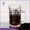 Eco-friendly high quality clear beer glass cup with handle                        
                                                                                Supplier's Choice