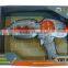 Plastic kid toy space gun set Newest kid electric plastic space toy gun child gun with light and sound