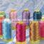 shiny spun 100% polyester sewing thread