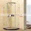 2015 frameless neo-angled toughened glass fold shower cabin