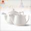 New Design White Porcelain Tea Pot