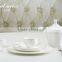 Italian porcelain gold rim dinner dinnerware set
