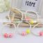 Wholesale girls plastic pearl bracelets round multi-color pulser jewelry brace lace