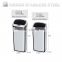 8 10 13 Gallon Infrared Touchless Dustbin Stainless Steel Waste bin plastic white dustbin bags SD-007