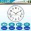 unique design HD 720P wall clock hidden camera for home security 90deg len view angle support charging while using