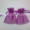 trend unique printed organza gift bag with drawstring