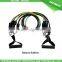 Bodybuilding resistance band exercises set for fitness