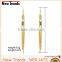 Wholesale gold plated long chain tassel earrings with gemstone