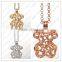 FN3329 necklace chain engelsrufer sound ball, lovely bear cage pendant necklace