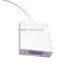 White Mini DisplayPort DP to VGA TV Adapter Cable For MacBook with Aluminum cover