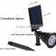 2 in 1 cheap solar multi-color led landscape light